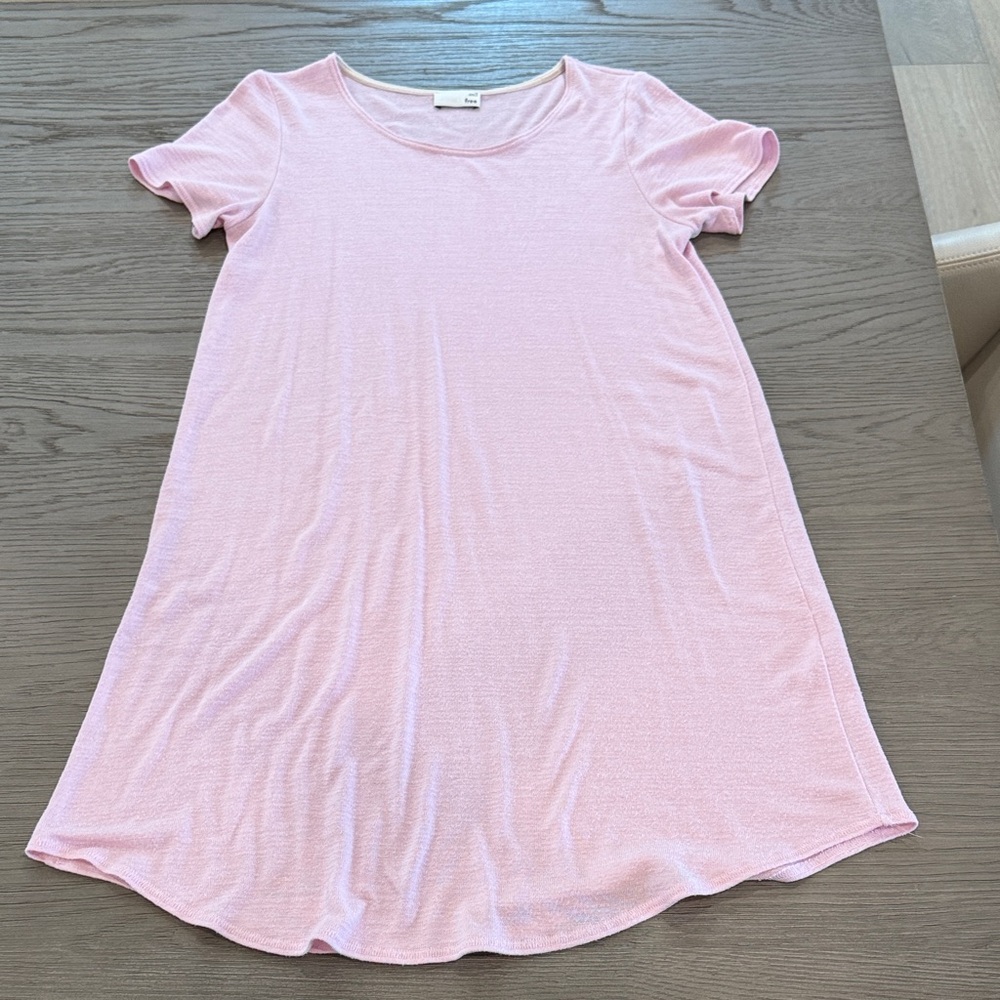 Wilfred Free Pink Short Sleeve Dress - Size Medium